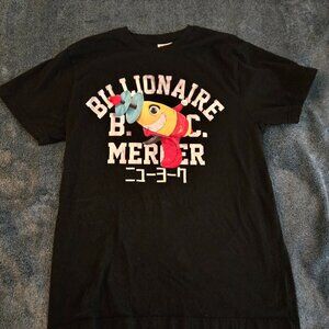 Billionaire Boys Club T-Shirt Mens Size L Black Cotton Astronaut Art